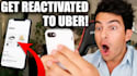 uber background check and reactivation