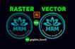 create vector, convert image to vector, recreate logo