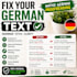fix and improve your german text manually