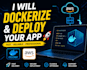 dockerize your application and deploy it professionally