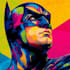 design an amazing superhero pop art