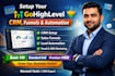 create gohighlevel funnels, CRM and email automation