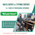 do professional ms word data entry and document formatting