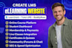 create elearning lms website with learndash tutor lms in wordpress