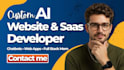 build ai website, saas, ai web app, chatbot, react next js, full stack developer