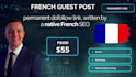 publish a french guest post with a dofollow backlink