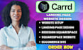 design redesign carrd website, carrd landing page, carrd co website