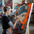 create graffiti pop art canvas designs and murals
