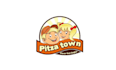 design mascot restaurant pizza town logo for you