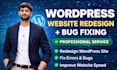 wordpress bug fixing expert service and wordpress website redesign