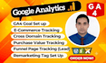 fix or setup google analytics 4, ga4 ecommerce tracking, conversion track