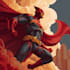 superhero comic book art and illustration