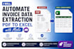 automate PDF invoice data extraction to excel using make