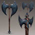 create unique fantasy weapon designs and concept items