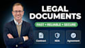 create, edit, review legal contract, agreements and document