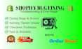 fix shopify bugs, errors, and issues professionally