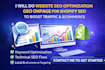 do website seo optimization geo onpage for shopify to boost traffic