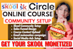 skool community promotion skool circle so coaching course manager community SEO