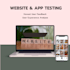 do website or app testing and user experience analysis