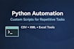 build a python automation script for your workflow