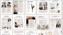 design canva fitness planner workout ebook challenge guide