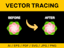 do vector tracing, vectorise image, and redraw logo in adobe illustrator