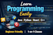 each you react, javascript, and programming from scratch