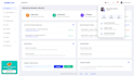 design modern saas dashboard UI UX in figma