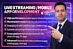 develop live streaming app streaming website video streaming app music