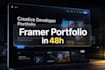 build stunning framer portfolio website interactive and responsive