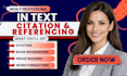 do in text citations, references, apa, mla, harvard formatting using endnote