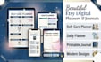 design and redesign etsy digital planner, hyperlinked digital journal planner