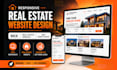 wix real estate website design wix website redesign squarespace website