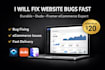 fix debug and resolve issues on durable duda framer ecommerce website