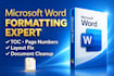 format and redesign microsoft word document and pdfs