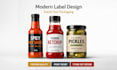 design professional sauce, ketchup, pickle and food label design