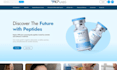 do peptide website design and development, peptides selling ecommerce website