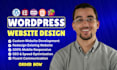 build wordpress website, design or redesign wordpress, website development