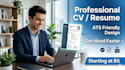 create a professional ats resume and CV design