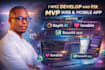 develop and fix mvp web and mobile app using replit ai, lovable, base44 app
