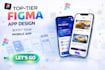 design apple level mobile app UI UX that boosts user engagement