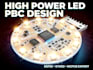 do high power led pcb mcpcb with thermal and current optimization esp32 stm32