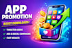 do app promotion and boost installs organically
