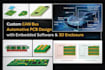custom can bus automotive pcb design with embedded software and 3d enclosure