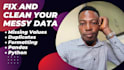 clean and process your dataset using python