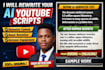rewrite ai youtube scripts into engaging, high retention human content