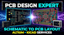 design professional schematic and pcb layout design in altium and kicad
