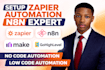 setup zapier automation n8n expert for no code workflow automation