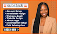setup substack account design substack newsletter, post and beehiiv newsletter