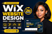 design wix website redesign wix website high converting modern wix design
